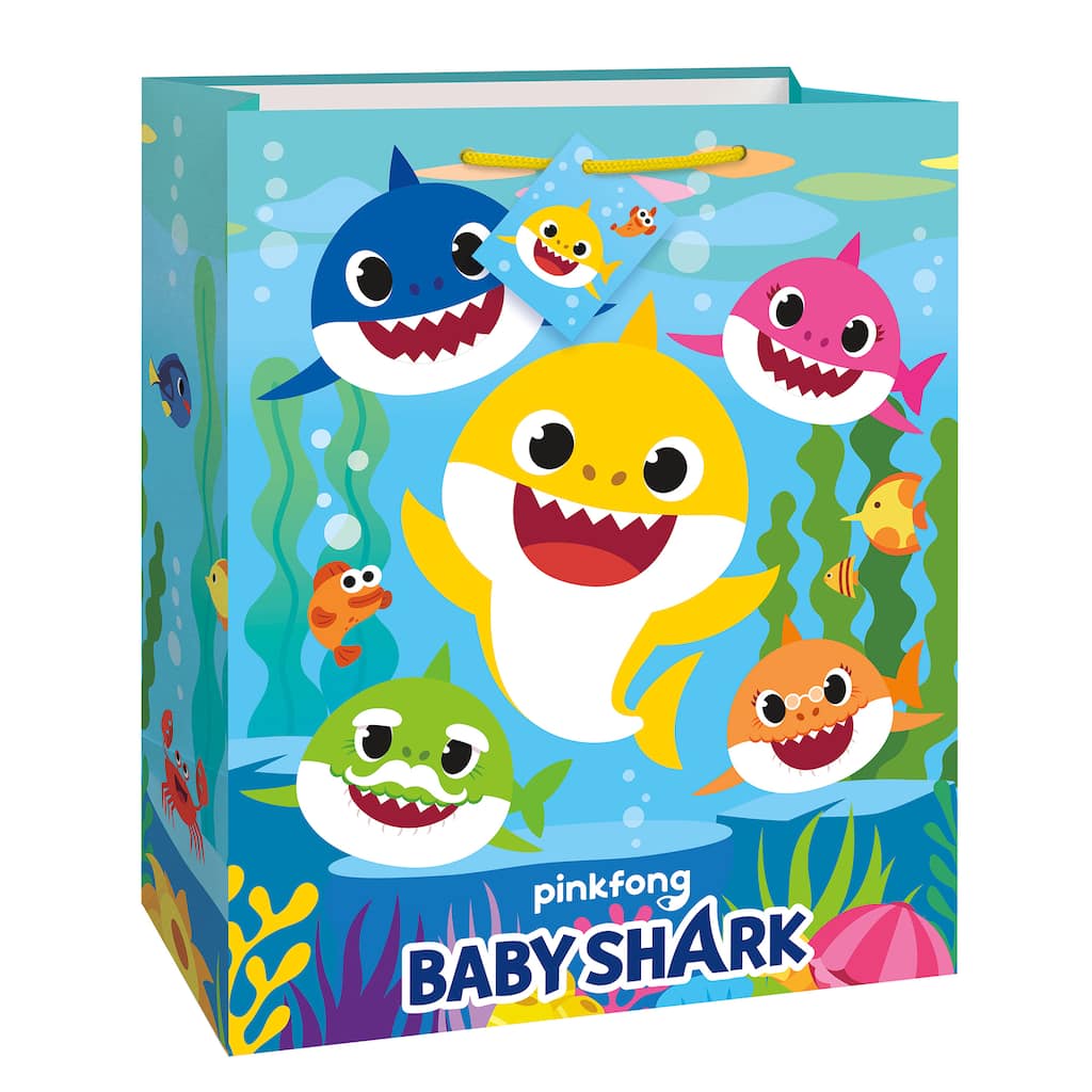 Personalised Baby Shark inspired Birthday Wrapping Paper